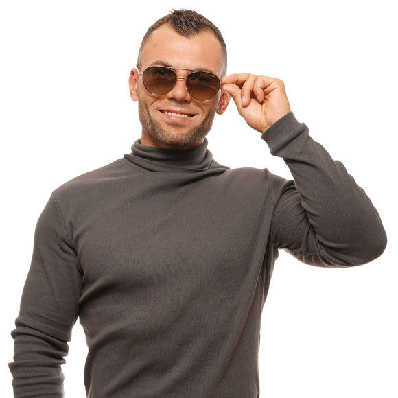 BMW Gold Men Sunglasses - Picture 4 of 4